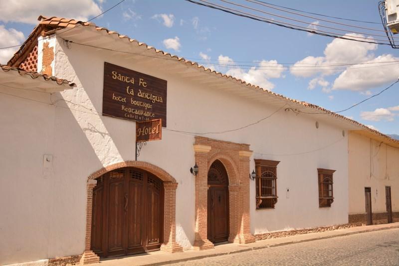 Hotel Santa Barbara Colonial - Santa Fe De Antioquia Exterior foto