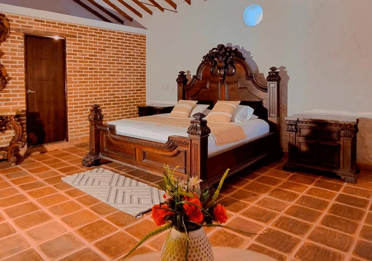 Hotel Santa Barbara Colonial - Santa Fe De Antioquia Exterior foto